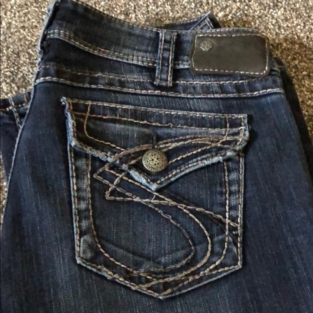 Silver jeans
